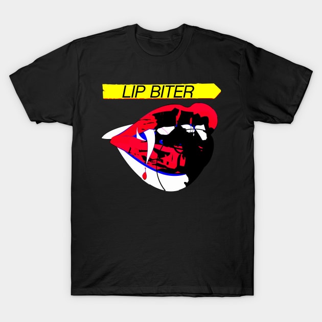 Lip Biter T-Shirt by psanchez